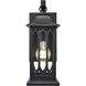 Mallorey 1 Light 13.5 inch Powder Coated Black Outdoor Wall Sconce